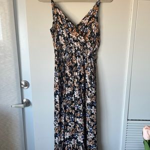 Floral maxi dress - M
